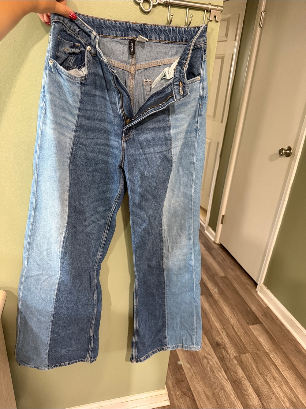 H&M Patch-Panel Blue Women’s Jeans